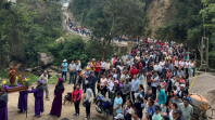 Cientos de habitantes de Pamplonita participaron en el Santo Viacrucis/Fotos cortesía
