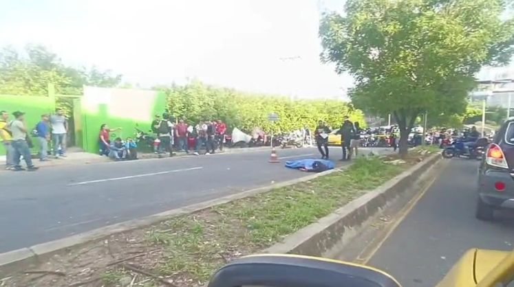 Hombre murió en accidente de tránsito en la vía La Floresta, de Los Patios