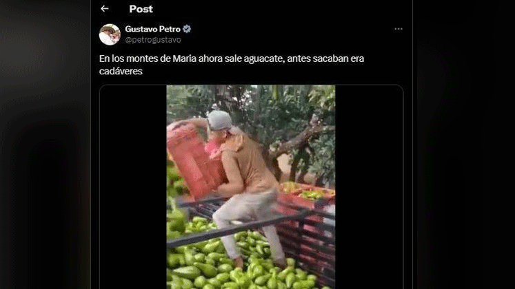 Tweet de Petro