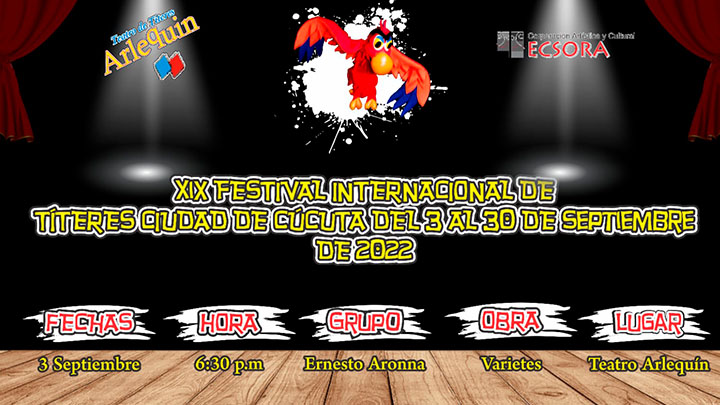 Llega el XIX Festival Internacional de Títeres a Cúcuta./Cortesía. 