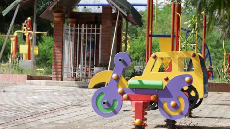 El parque de los niños ha sido una de las obras más recientes.