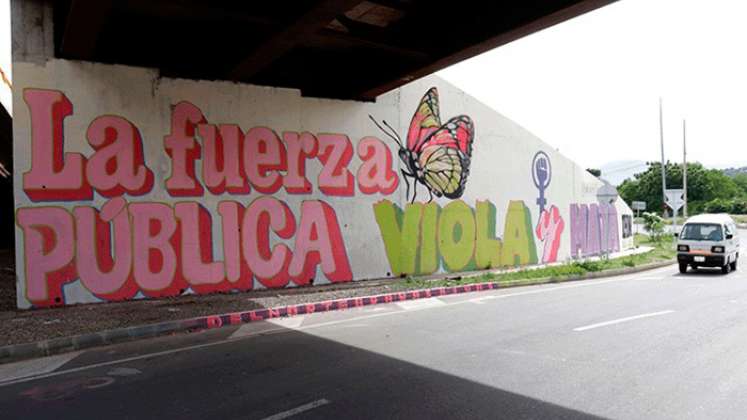 Los murales se han convertido en expresión de los jóvenes de Cúcuta durante el paro nacional.