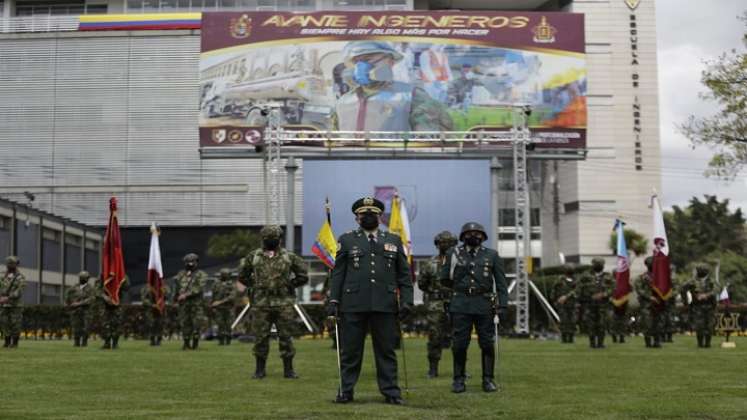 El BG. Olveiro Pérez Mahecha asume el liderazgo del Comando de  Ingenieros Militares del Ejército Nacional de Colombia. / Cortesía/ La Opinión 