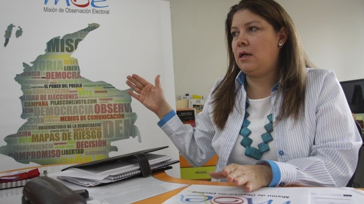 Alejandra Barrios, directora de la Misión de Observación Electoral (MOE)./Foto archivo La Opinión
