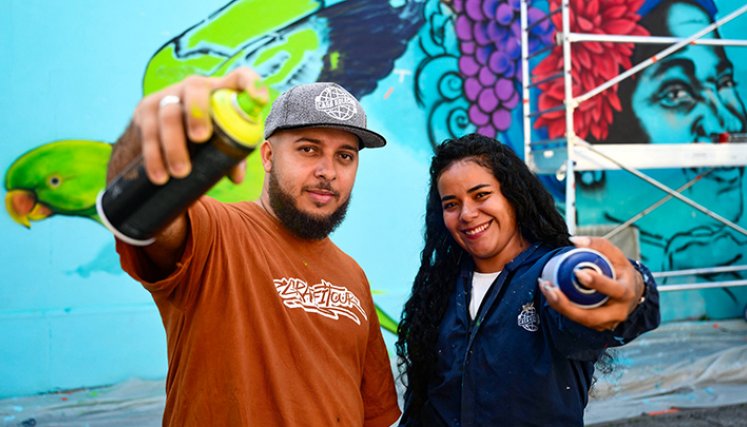 De Medellín a Marsella, el arte urbano para borrar "estigmas"