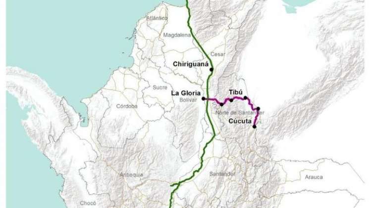 El tren del Catatumbo tendría conexión con Venezuela./Foto archivo