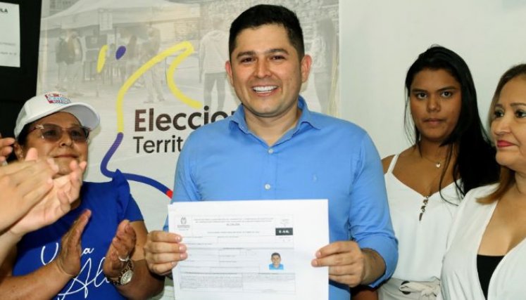Camilo Suárez Camilo Suárez fue el ganador de las pasadas elecciones en Villa del Rosario./Foto archivo