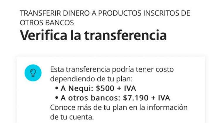 Transferencia Bancolombia.