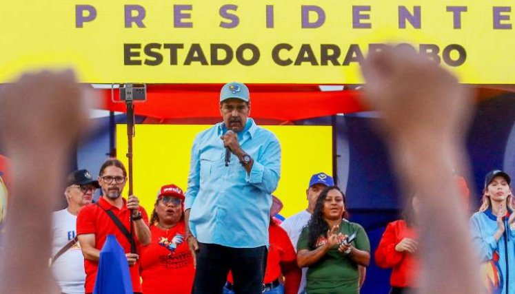 Nicolás Maduro Nicolás Maduro busca mantenerse en el poder cinco años más./Foto AFP