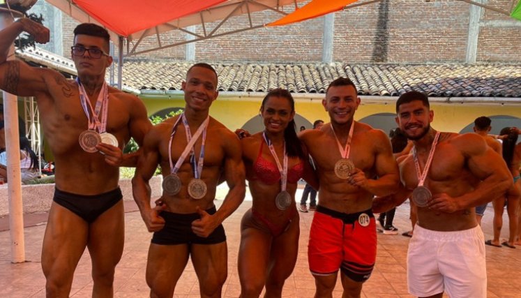 Federación Colombiana de Fisicoculturismo y Fitness Los fisicoculturistas nortesantandereanos mostraron su potencial.