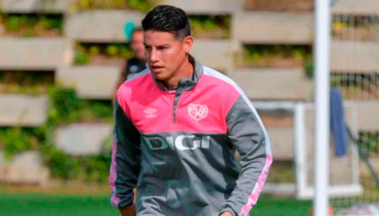 James Rodríguez en el Rayo Vallecano. James Rodríguez en el Rayo Vallecano.