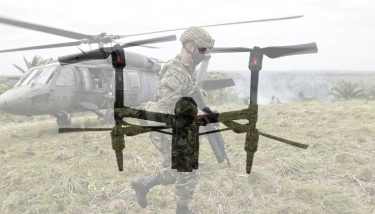 Varios drones fueron robados por miembros del Eln a las disidencias de las Farc. Varios drones fueron robados por miembros del Eln a las disidencias de las Farc.