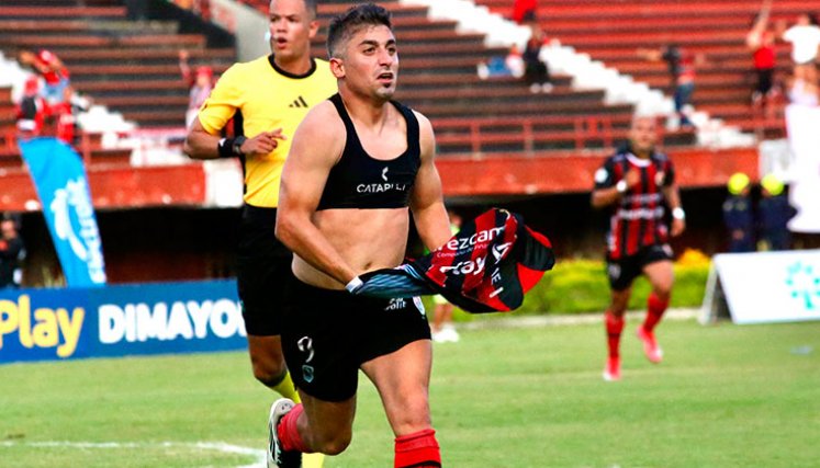 Matías Pisano, Cúcuta Deportivo vs. Real Cundinamarca 2025. Matías Pisano, Cúcuta Deportivo vs. Real Cundinamarca 2025.