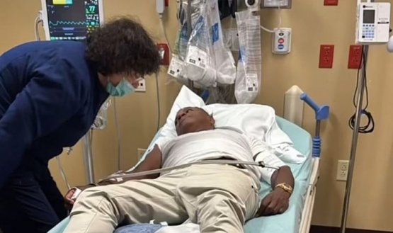 Omar Geles fue hospitalizado en Miami. / Foto: Tomada de X