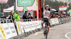 El esloveno Tadej Pogacar (UAE-Emiorates) ganó en solitario este martes la segunda etapa de la Vuelta a Cataluña de 186 kilómetros entre Mataró y Valter y se vistió de líder.