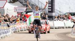 Tadej Pogacar ciclista esloveno protagonista en la Vuelta a Cataluña