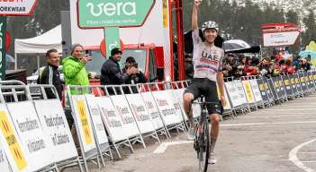 El esloveno Tadej Pogacar (UAE-Emiorates) ganó en solitario este martes la segunda etapa de la Vuelta a Cataluña de 186 kilómetros entre Mataró y Valter y se vistió de líder.